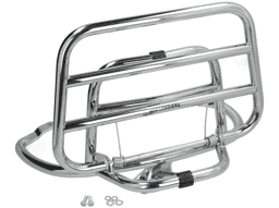 Zeige Details für Klappgepäckträger Vespa Primavera/Sprint/Elettrica, hinten, chrom, Original Bild von Klappgepäckträger Vespa Primavera/Sprint/Elettrica, hinten, chrom, Original