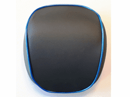 Zeige Details für Rückenpolster Vespa Elettrica, schwarz/blau Bild von Rückenpolster Vespa Elettrica, schwarz/blau