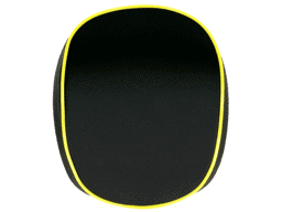 Zeige Details für Rückenpolster Vespa Elettrica, schwarz/gelb Bild von Rückenpolster Vespa Elettrica, schwarz/gelb