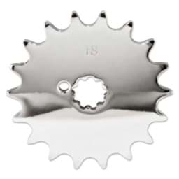 Zeige Details für Ritzel Puch 18 Z., verchromt, hochglanz poliert Bild von Ritzel Puch 18 Z., verchromt, hochglanz poliert