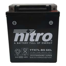 Zeige Details für Gel-Batterie Nitro YTX7L-BS-GEL, wartungsfrei Bild von Gel-Batterie Nitro YTX7L-BS-GEL, wartungsfrei