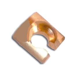 Zeige Details für Aufnahmenippel Domino 9x9mm, Messing Bild von Aufnahmenippel Domino 9x9mm, Messing