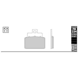 Zeige Details für Scheibenbremsbeläge Galfer Semi-Metal (Paar) Bild von Scheibenbremsbeläge Galfer Semi-Metal (Paar)