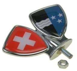 Zeige Details für Schutzblech-Emblem/Zierwappen Aargau Bild von Schutzblech-Emblem/Zierwappen Aargau