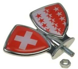 Zeige Details für Schutzblech-Emblem/Zierwappen Wallis Bild von Schutzblech-Emblem/Zierwappen Wallis