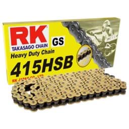 Zeige Details für Antriebskette RK 3/16 (415HSB), 122 Glieder, super-verstärkt, gold/schwarz Bild von Antriebskette RK 3/16 (415HSB), 122 Glieder, super-verstärkt, gold/schwarz