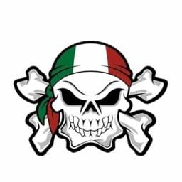 Zeige Details für Sticker Italien Skull, 17x12.5cm Bild von Sticker Italien Skull, 17x12.5cm