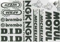 Zeige Details für Sponsor Aufkleberkit Yamaha, 34 x 24cm Bild von Sponsor Aufkleberkit Yamaha, 34 x 24cm