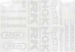 Zeige Details für Sponsor Aufkleberkit Honda silber, 34 x 24cm Bild von Sponsor Aufkleberkit Honda silber, 34 x 24cm