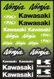 Zeige Details für Aufkleberset FX Kawasaki, 50 x 35cm Bild von Aufkleberset FX Kawasaki, 50 x 35cm