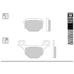 Zeige Details für Scheibenbremsbeläge Galfer Semi-Metal (Paar) Bild von Scheibenbremsbeläge Galfer Semi-Metal (Paar)