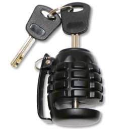 Zeige Details für Bremsscheibenschloss M11 "Handgranate", schwarz Bild von Bremsscheibenschloss M11 "Handgranate", schwarz