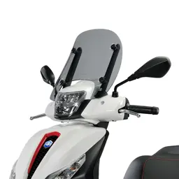 Zeige Details für Windschutzscheibe Piaggio Medley New (>2020), halbhoch, getönt, Original Bild von Windschutzscheibe Piaggio Medley New (>2020), halbhoch, getönt, Original