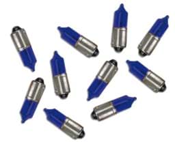 Zeige Details für Blinkerbirne 12V/23W, Sockel BA9S (180°), blau Bild von Blinkerbirne 12V/23W, Sockel BA9S (180°), blau