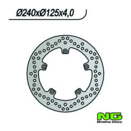 Zeige Details für Bremsscheibe NG Brake Disc 240/125/4mm, 5 Loch Bild von Bremsscheibe NG Brake Disc 240/125/4mm, 5 Loch
