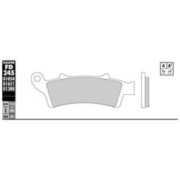 Zeige Details für Scheibenbremsbeläge Galfer Sinter (Paar) Bild von Scheibenbremsbeläge Galfer Sinter (Paar)