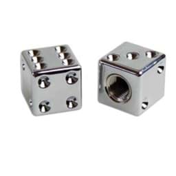 Zeige Details für Ventilkappen UP-Accessory "Würfel", chrom (2 Stück) Bild von Ventilkappen UP-Accessory "Würfel", chrom (2 Stück)