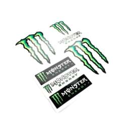 Zeige Details für Aufkleberset "4R Monster Energy", schwarz/grün,13 x 16cm Bild von Aufkleberset "4R Monster Energy", schwarz/grün,13 x 16cm