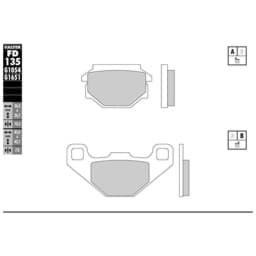 Zeige Details für Scheibenbremsbeläge Galfer Semi-Metal (Paar) Bild von Scheibenbremsbeläge Galfer Semi-Metal (Paar)