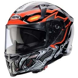 Zeige Details für Integralhelm Caberg Avalon-X Gurkha, Farbe Schwarz/Grau/Orange fluo glänzend Bild von Integralhelm Caberg Avalon-X Gurkha, Farbe Schwarz/Grau/Orange fluo glänzend