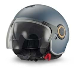 Zeige Details für  Jethelm Vespa "Officina 8", Teal Blu matt Bild von  Jethelm Vespa "Officina 8", Teal Blu matt