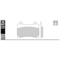 Zeige Details für Scheibenbremsbeläge Galfer Semi-Metal (Paar) Bild von Scheibenbremsbeläge Galfer Semi-Metal (Paar)