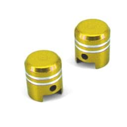 Zeige Details für Ventilkappen TNT "Kolben", gold (2 Stück) Bild von Ventilkappen TNT "Kolben", gold (2 Stück)