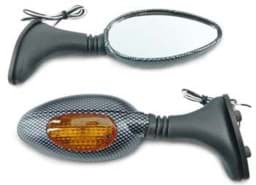 Zeige Details für Rückspiegel Road Racer, mit Blinker, Carbon-Look (Paar) Bild von Rückspiegel Road Racer, mit Blinker, Carbon-Look (Paar)