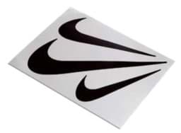 Zeige Details für Kleberset Nike, schwarz,10x12cm Bild von Kleberset Nike, schwarz,10x12cm