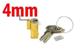Zeige Details für Lenkschloss für Gabel Piaggio Ciao/Vespa, komplett (4mm Kammbreite) Bild von Lenkschloss für Gabel Piaggio Ciao/Vespa, komplett (4mm Kammbreite)