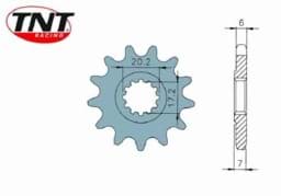 Zeige Details für Ritzel AM6, 13 Zähne / 420 Bild von Ritzel AM6, 13 Zähne / 420