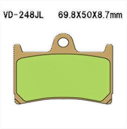 Zeige Details für Bremsbeläge Vesrah Sinter (Paar) Bild von Bremsbeläge Vesrah Sinter (Paar)