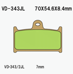 Zeige Details für Bremsbeläge Vesrah Sinter (Paar) Bild von Bremsbeläge Vesrah Sinter (Paar)