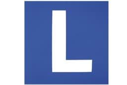 Zeige Details für L-Schild, Aufkleber Bild von L-Schild, Aufkleber