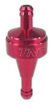 Bild von Benzinfilter TNT CNC, 6mm, rot eloxiert