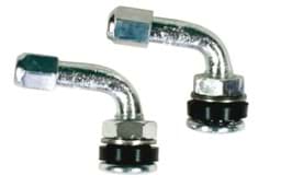 Zeige Details für Ventil Metall, Tubeless, Silber, 90° gebogen (2 Stück) Bild von Ventil Metall, Tubeless, Silber, 90° gebogen (2 Stück)