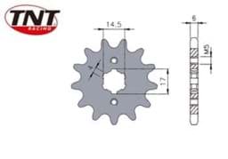 Zeige Details für Kettenritzel TNT 420/13 Zähne Bild von Kettenritzel TNT 420/13 Zähne