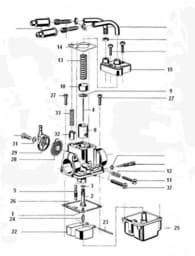 Bild von Ersatzteil zu Bing-Vergaser Typ 18/10/106