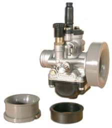 Zeige Details für Vergaser Dell'Orto PHBG 21/21, Anschluss mit Gummi Bild von Vergaser Dell'Orto PHBG 21/21, Anschluss mit Gummi