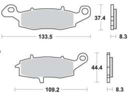 Zeige Details für Scheibenbremsbeläge Lucas Organic (Paar) Bild von Scheibenbremsbeläge Lucas Organic (Paar)