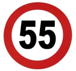 Zeige Details für Geschwindigkeitskleber 55 km/h Bild von Geschwindigkeitskleber 55 km/h