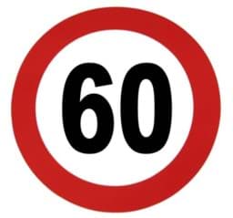 Zeige Details für Geschwindigkeitskleber 60 km/h Bild von Geschwindigkeitskleber 60 km/h