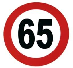 Zeige Details für Geschwindigkeitskleber 65 km/h Bild von Geschwindigkeitskleber 65 km/h