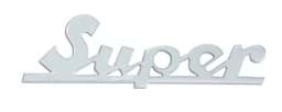 Zeige Details für Emblem Super", chrom, 75 x 22.5mm" Bild von Emblem Super", chrom, 75 x 22.5mm"