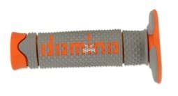 Zeige Details für Lenkergriffe Domino Cross, Grau/Orange  Bild von Lenkergriffe Domino Cross, Grau/Orange