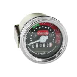 Zeige Details für Tachokopf 48mm, 80 km/h, Universal, mit VDO-Anschluss Bild von Tachokopf 48mm, 80 km/h, Universal, mit VDO-Anschluss