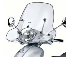 Zeige Details für Windschutzscheibe Piaggio Fly/Liberty 50/125, halbhoch, klar Bild von Windschutzscheibe Piaggio Fly/Liberty 50/125, halbhoch, klar