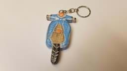 Zeige Details für Schlüsselanhänger Vespa, Holz, Farbe Hellblau Bild von Schlüsselanhänger Vespa, Holz, Farbe Hellblau