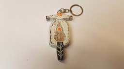 Zeige Details für Schlüsselanhänger Vespa, Holz, Farbe Weiss Bild von Schlüsselanhänger Vespa, Holz, Farbe Weiss