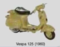 Zeige Details für Vespa-Modell Vespa 125 - 1960", Massstab 1:32" Bild von Vespa-Modell Vespa 125 - 1960", Massstab 1:32"